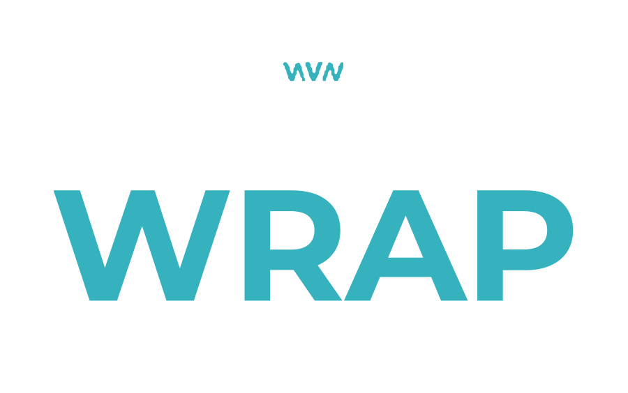 Logo de The Master Wrap en blanco